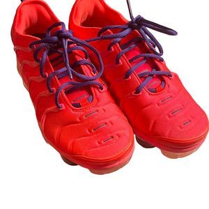 Nike Air VaporMax Plus Women's Sneakers Bright Crimson Size 9 Multicolor